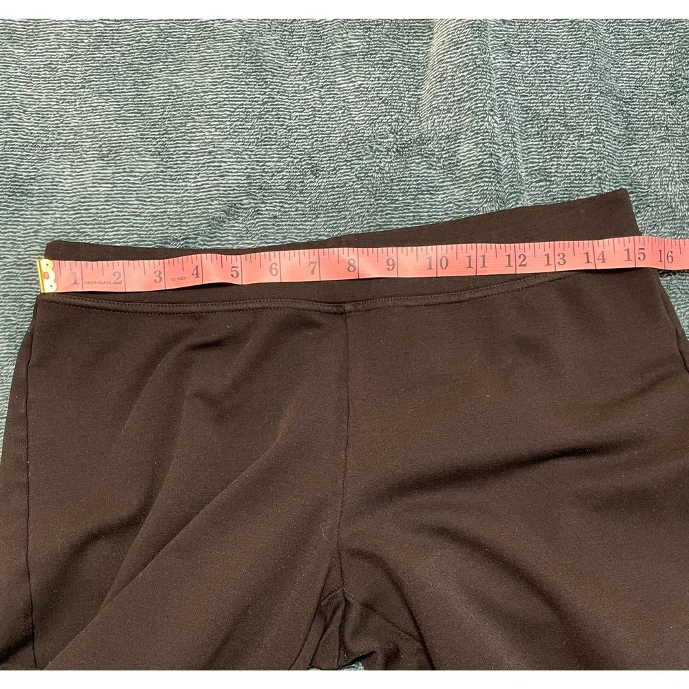 Eileen Fisher Black straight Dress Pants washable Thick Heavy Small - Picture 8 of 11